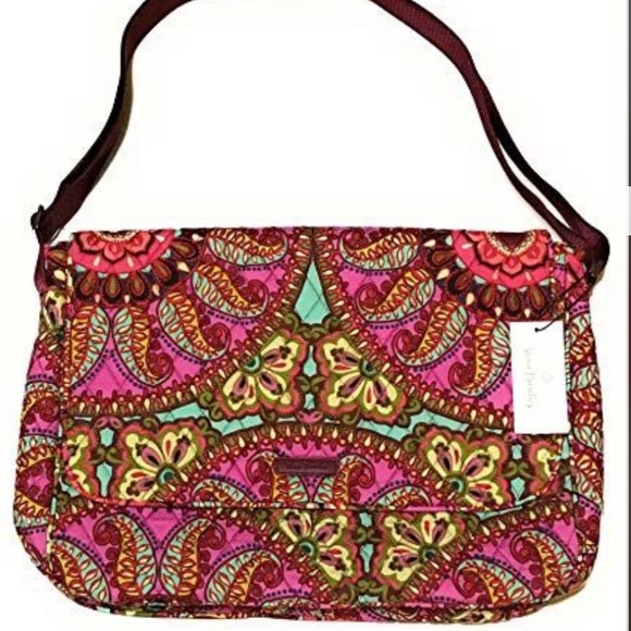 VERA BRADLEY MESSENGER BAG IN RESORT MEDALLION - Picture 8 of 8